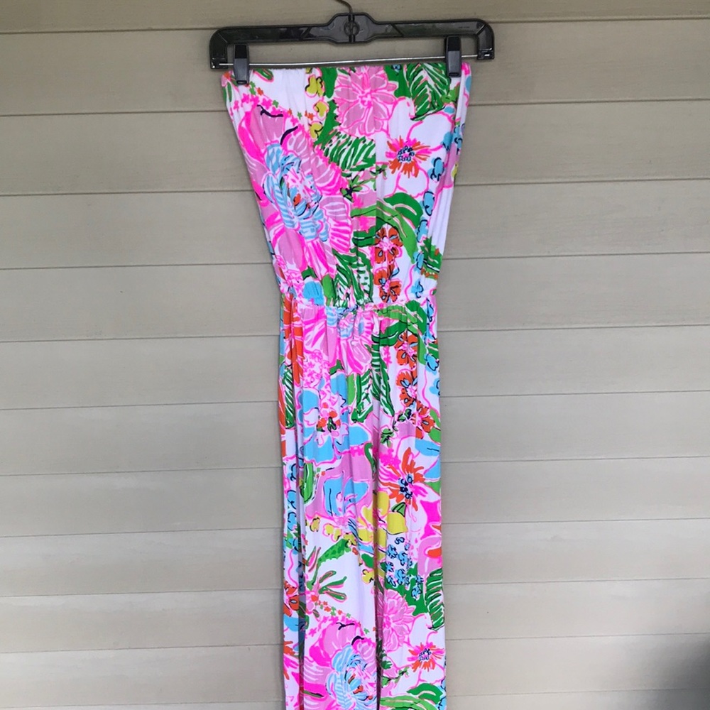 Lily Pulitzer strapless maxi